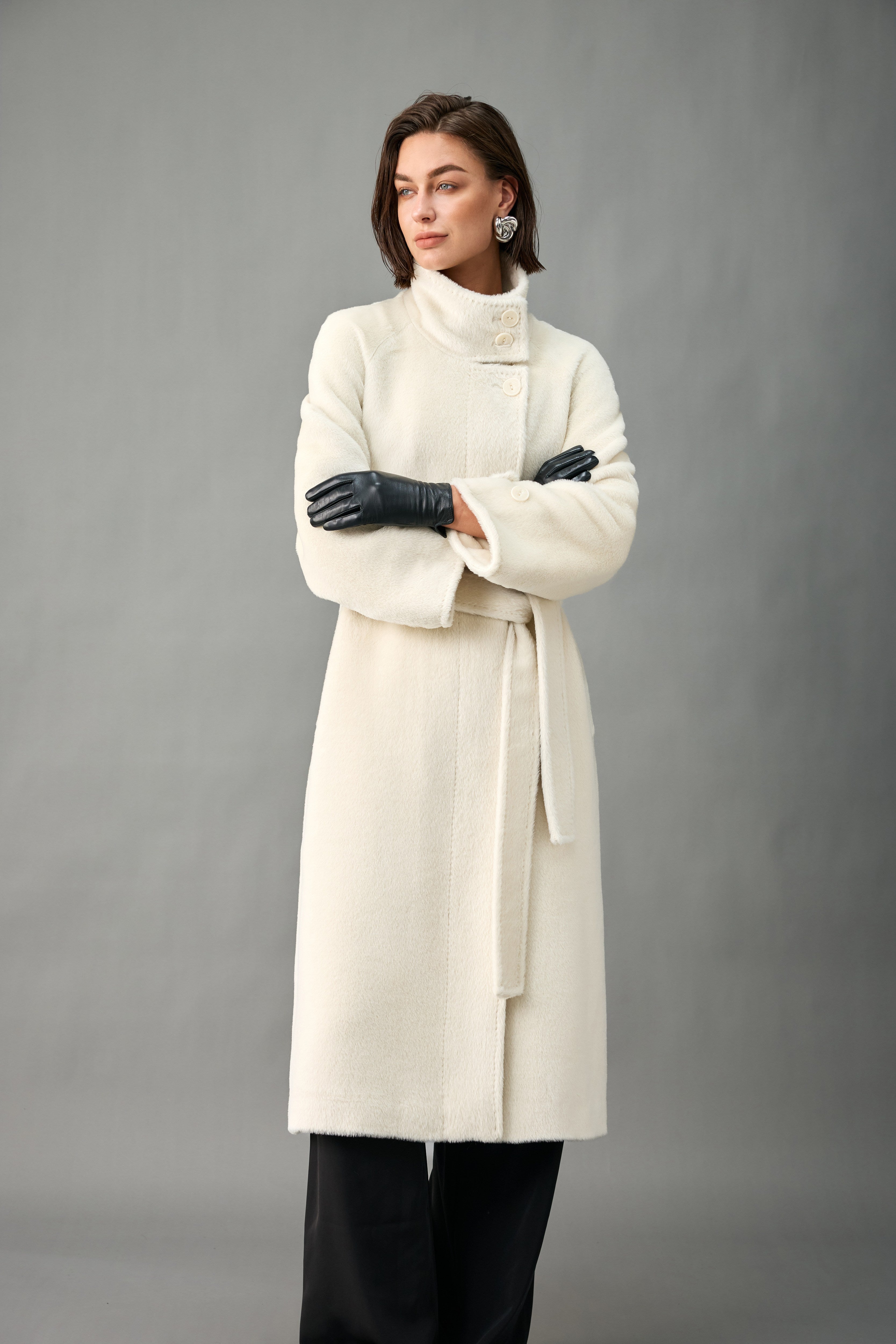 The Belted Alpaca Coat