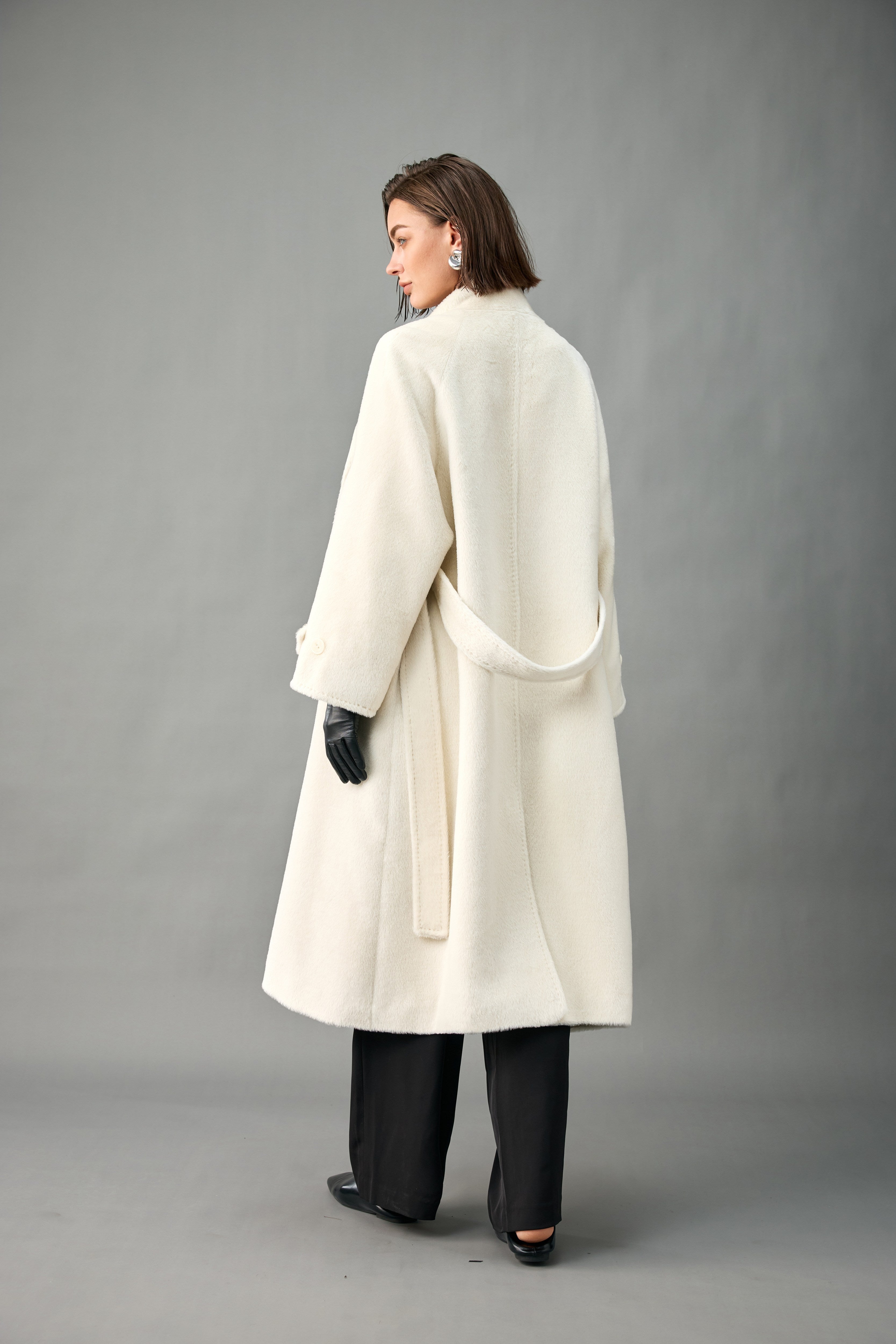 The Belted Alpaca Coat