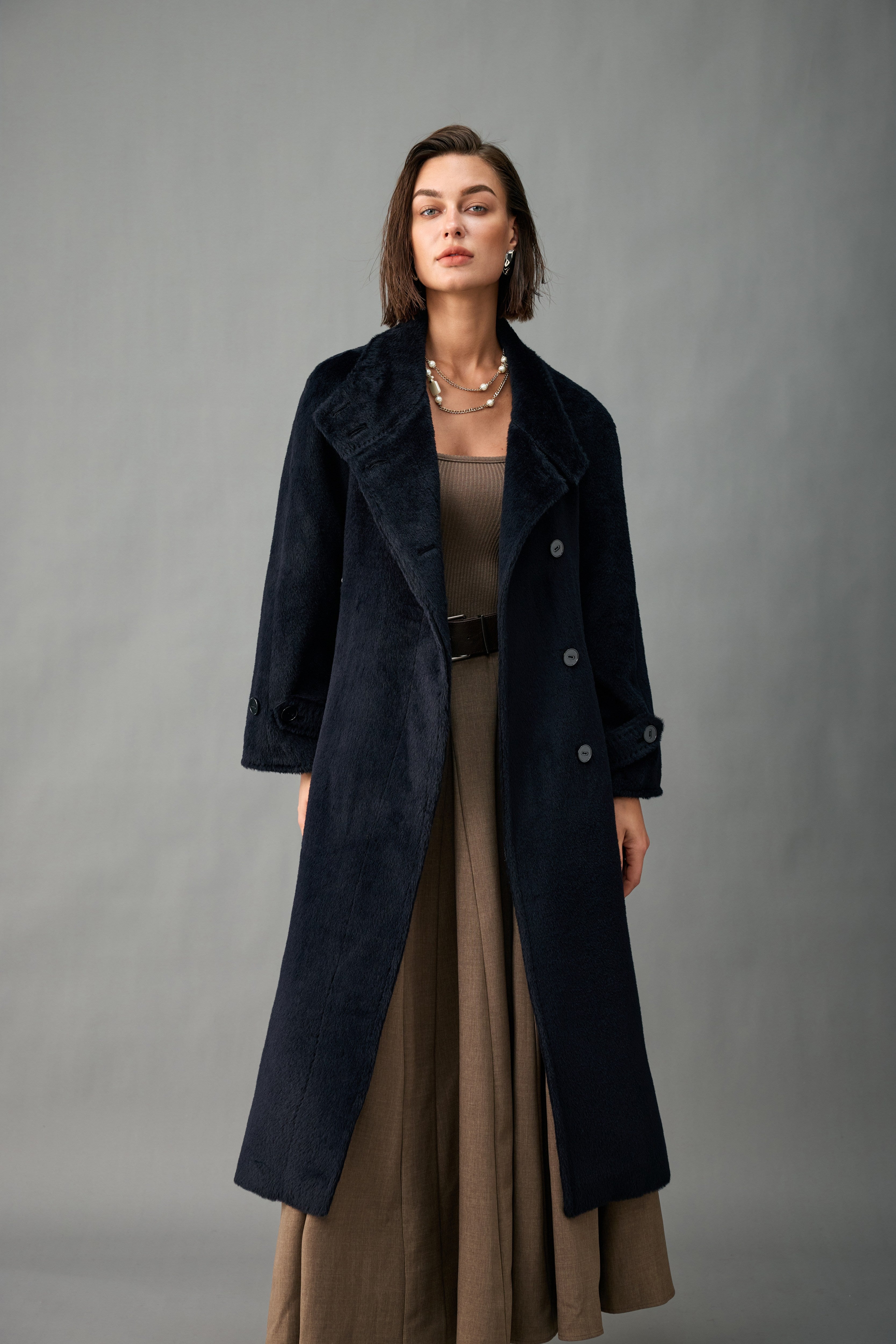 The Belted Alpaca Coat