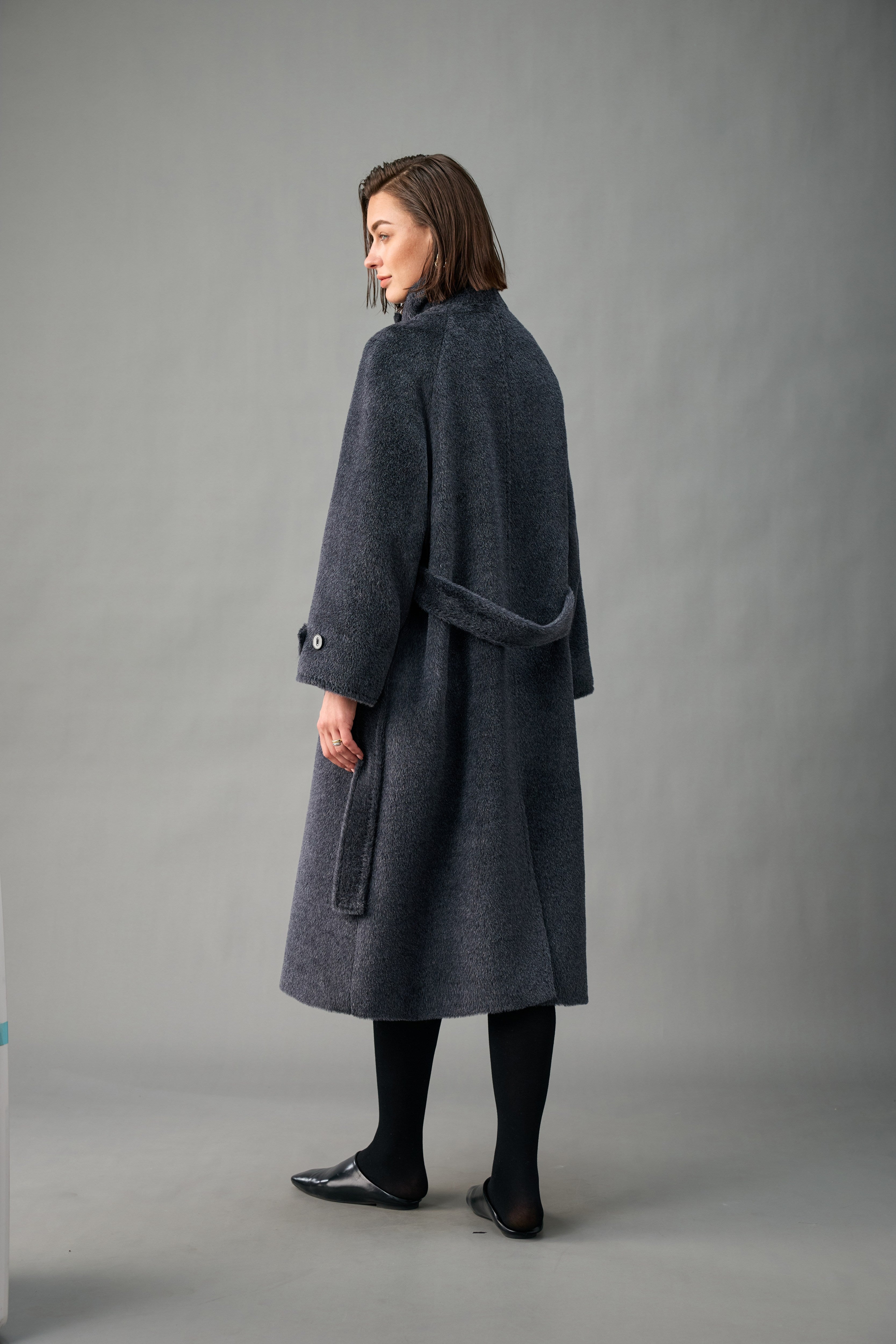The Belted Alpaca Coat