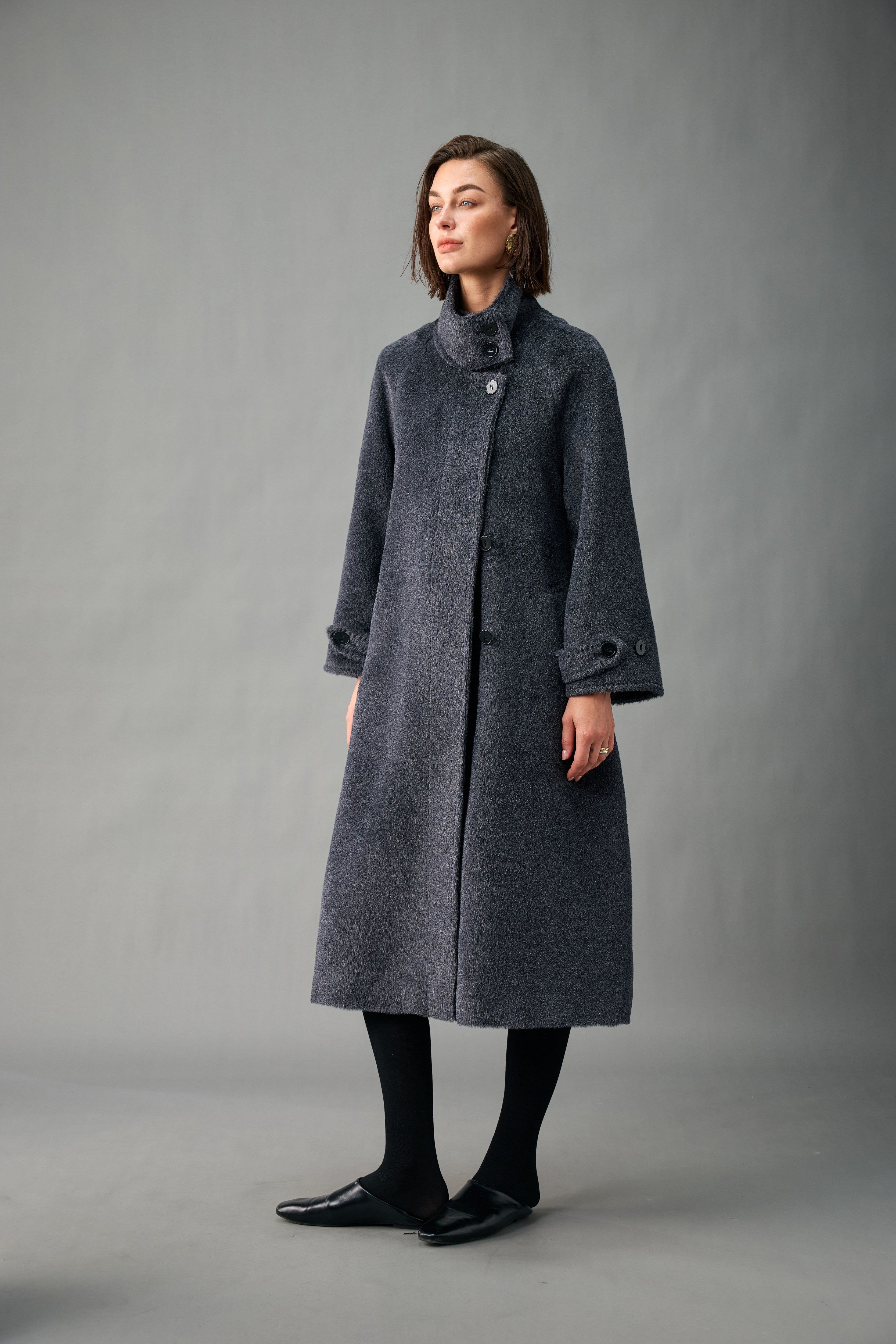 The Belted Alpaca Coat