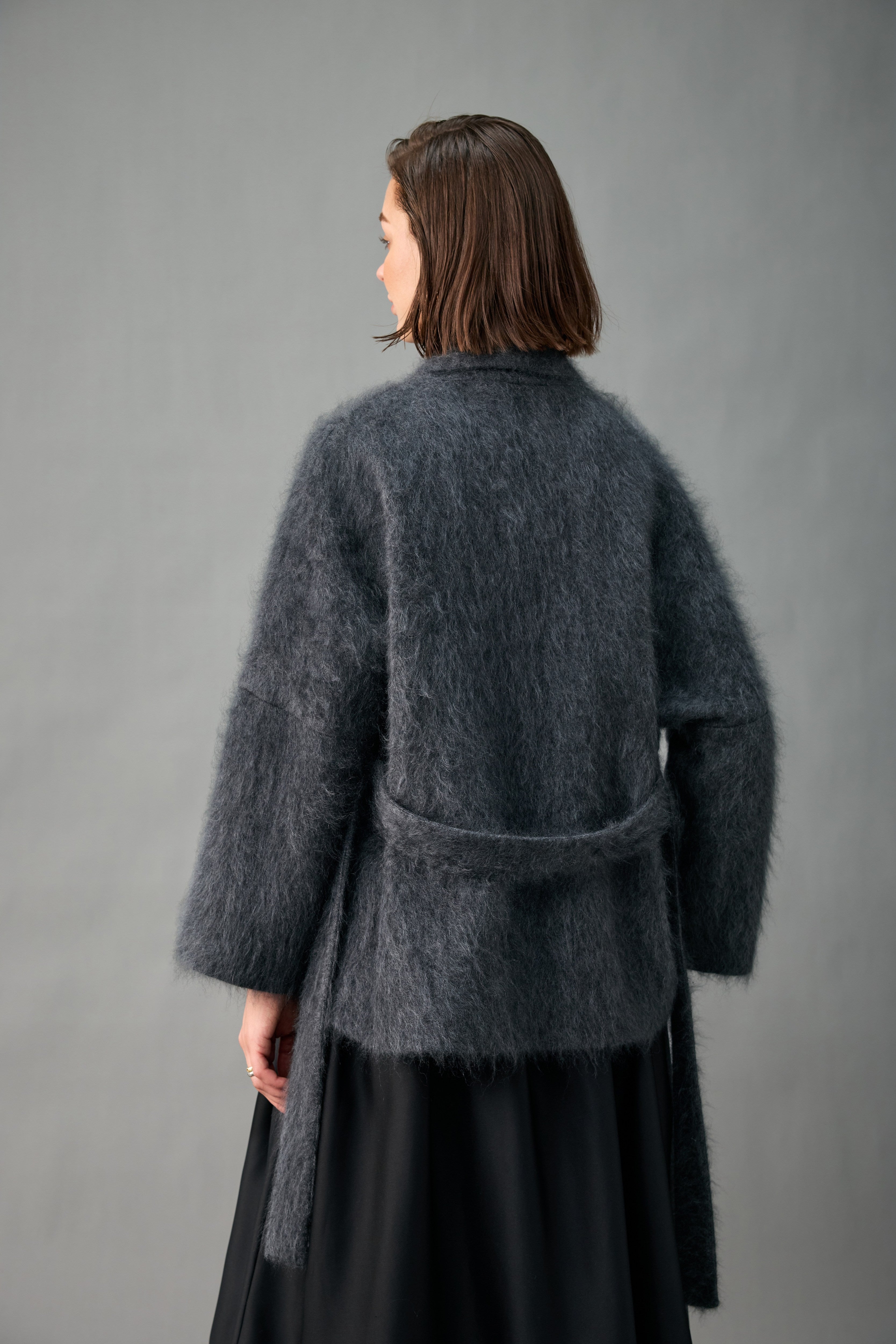 The Brushed Cashmere Wrap Jacket