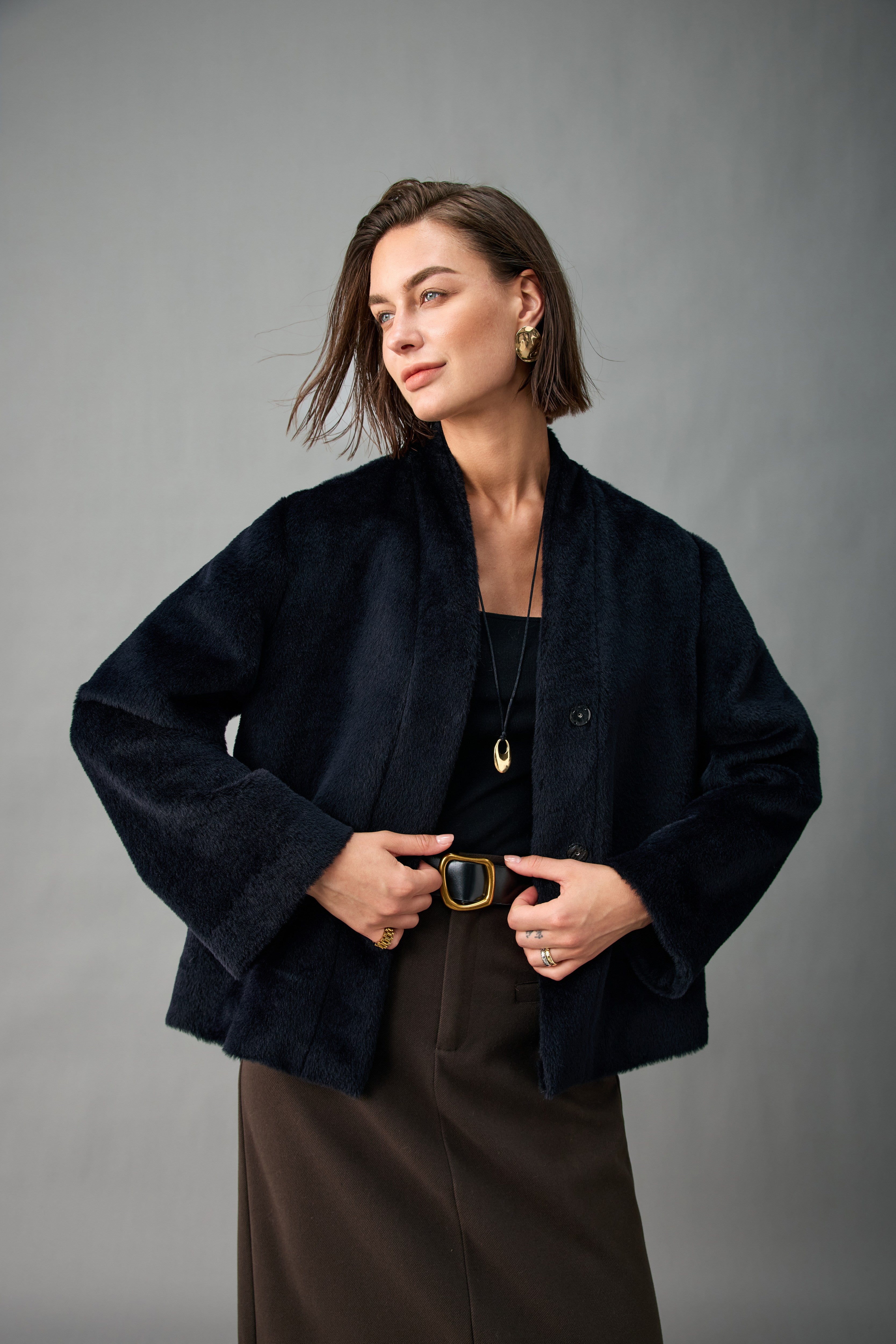 The Alpaca Short Jacket