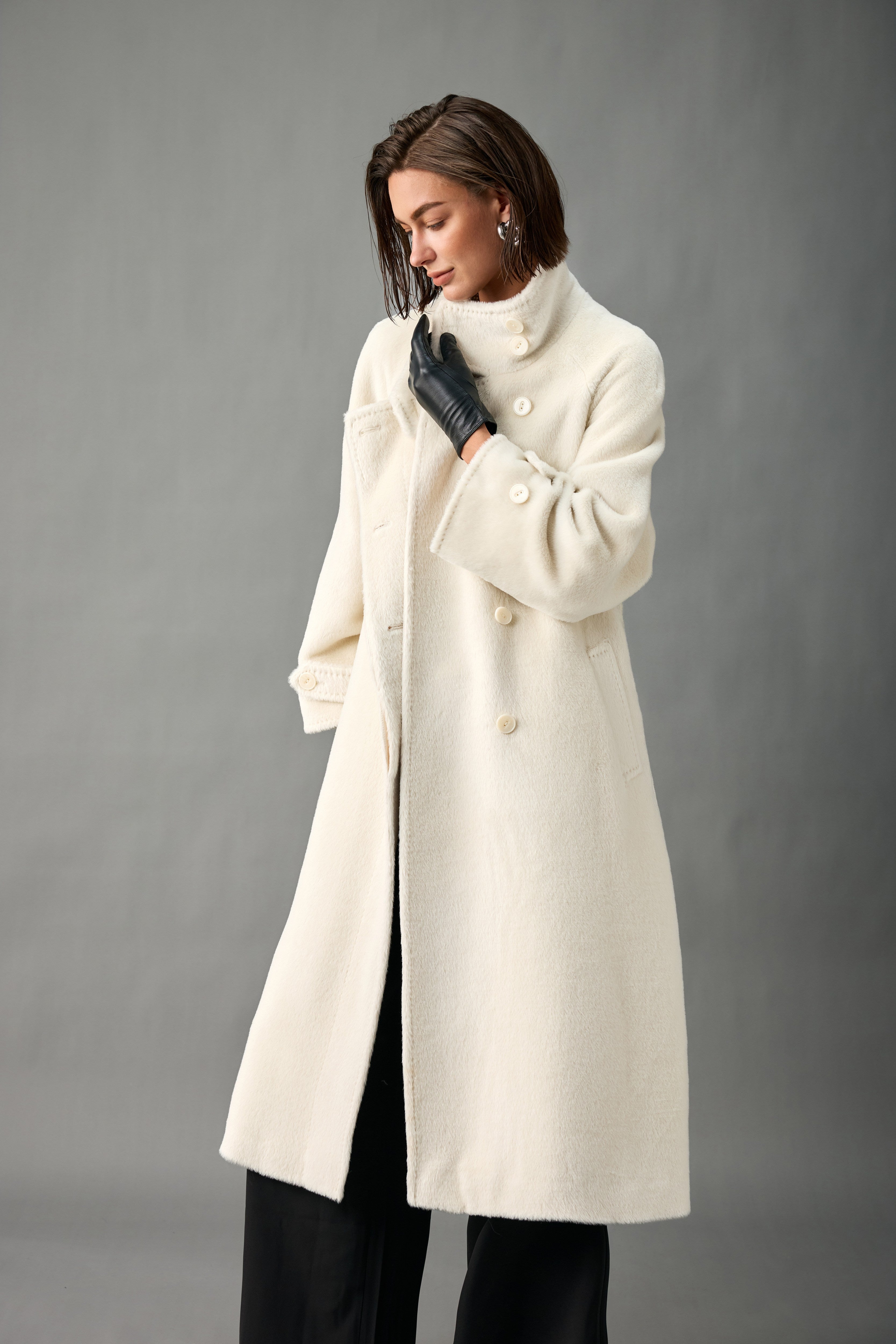 The Belted Alpaca Coat