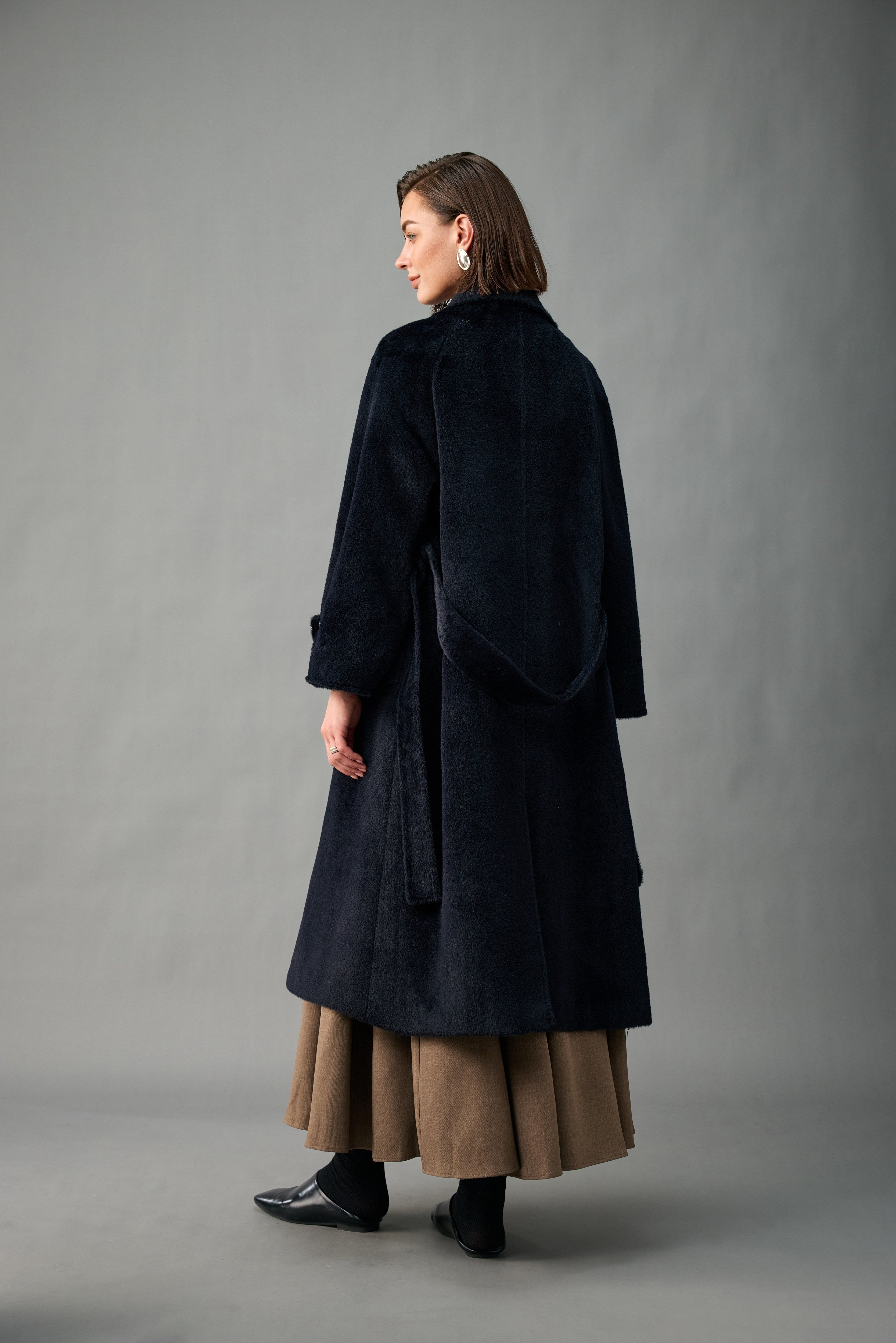 The Belted Alpaca Coat