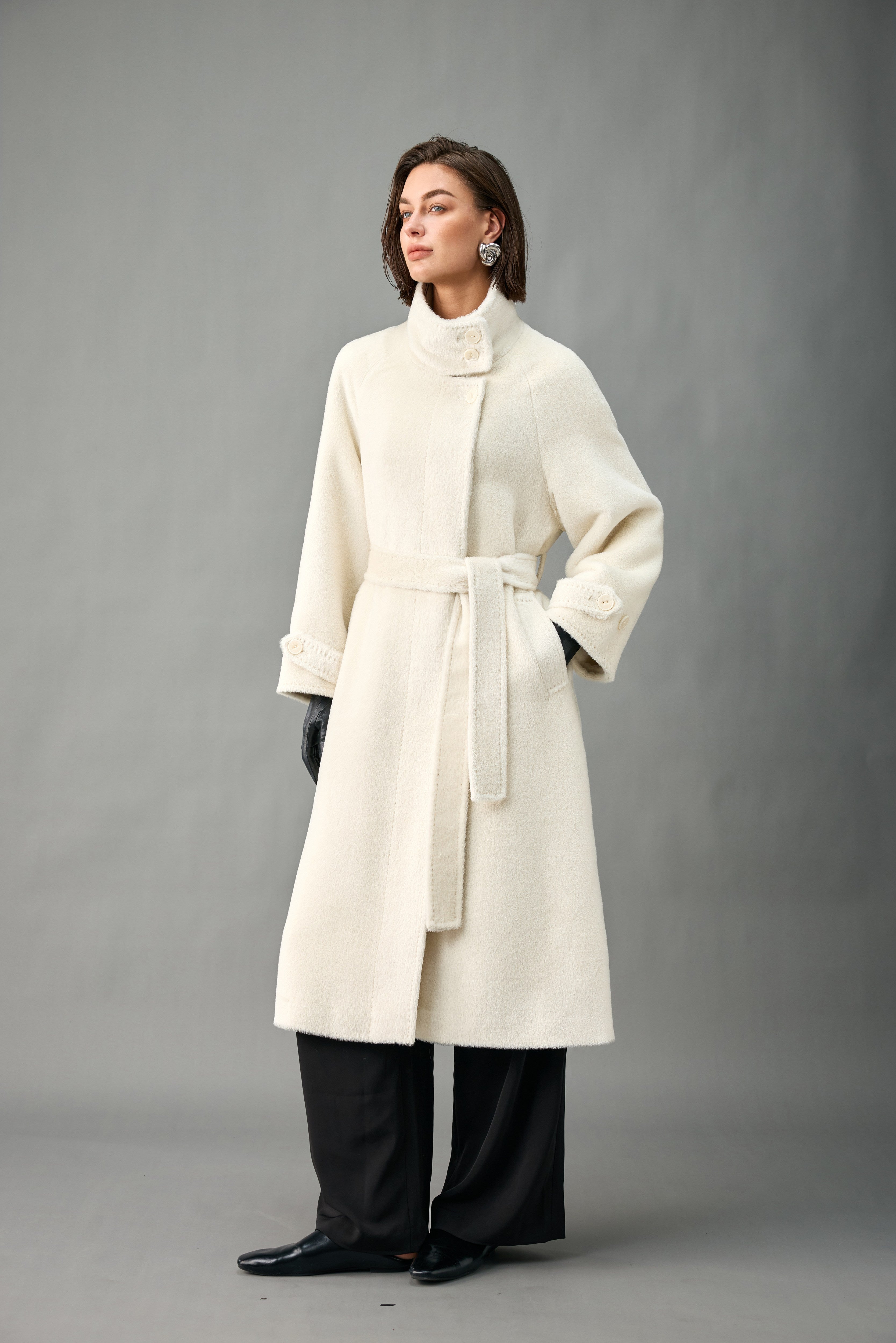 The Belted Alpaca Coat