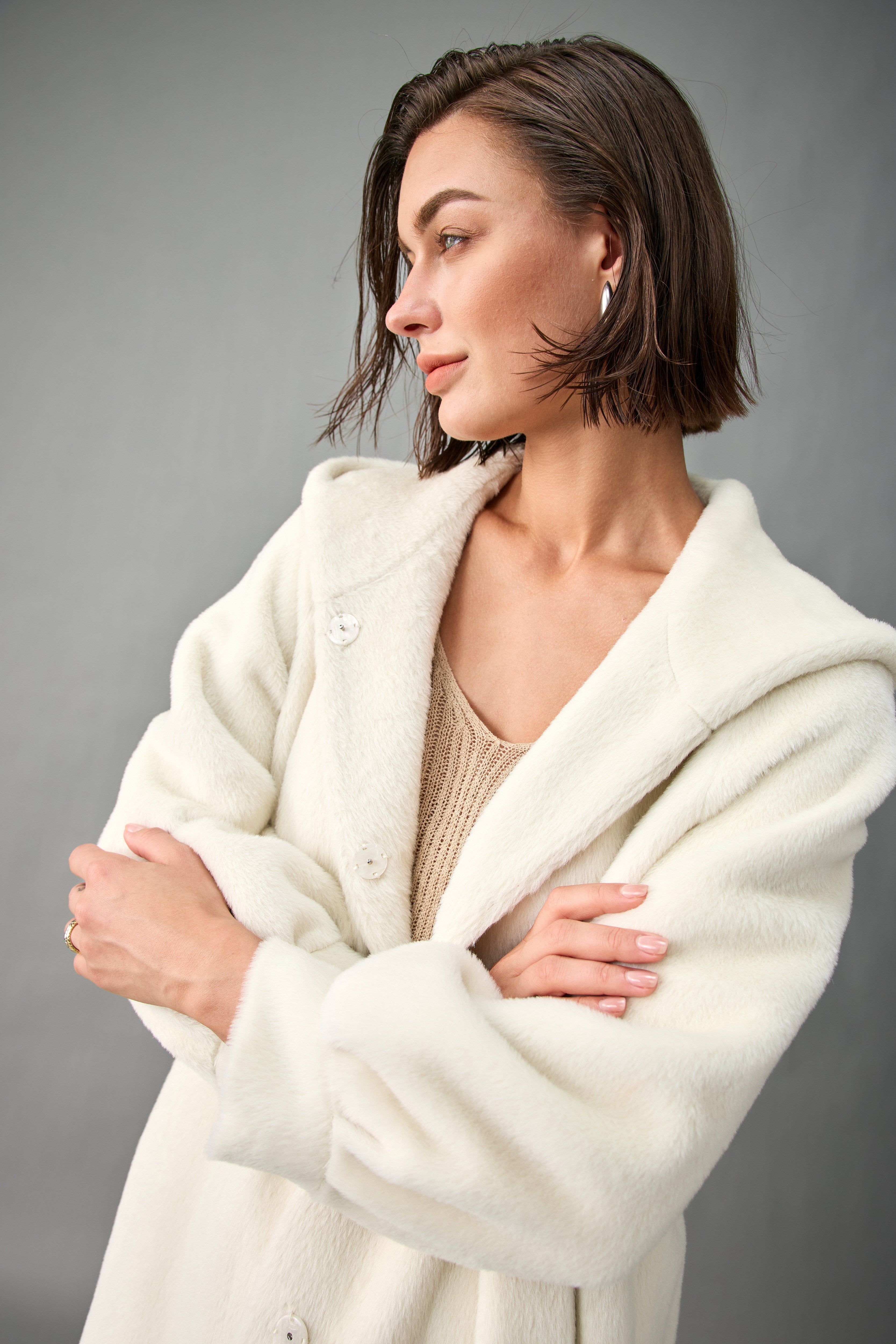 The Hooded Alpaca Coat