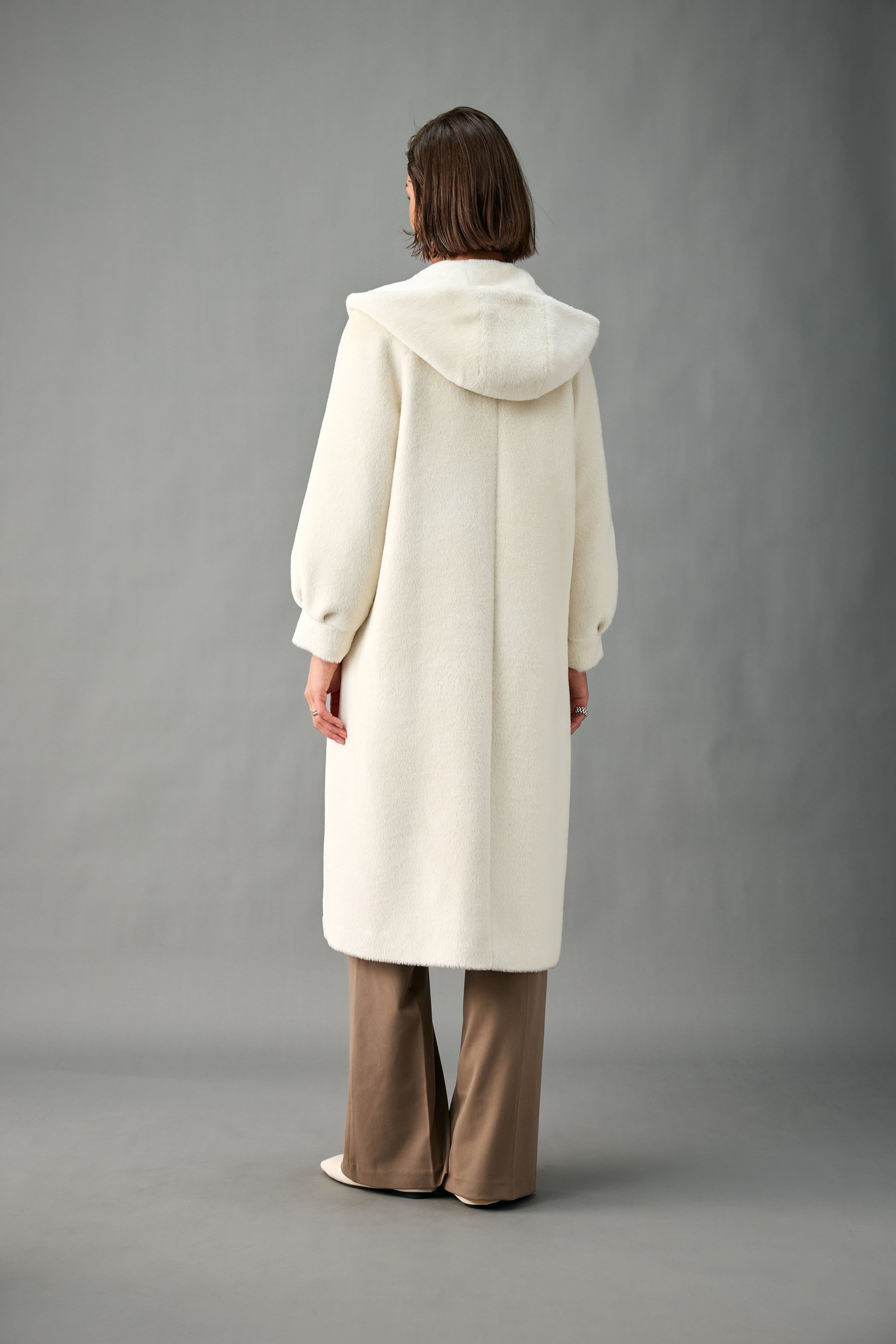 The Hooded Alpaca Coat