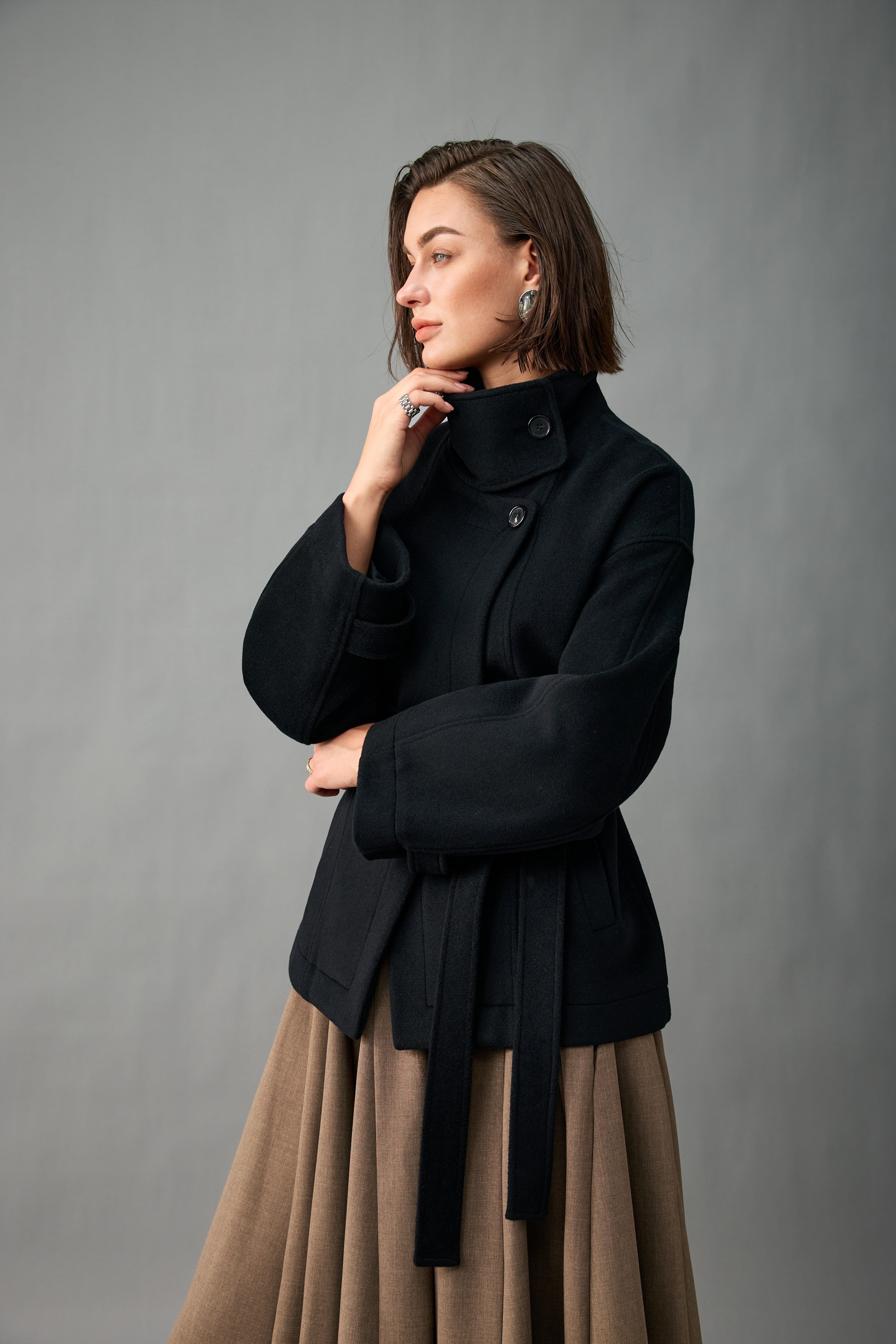 The Belted Cashmere Jacket