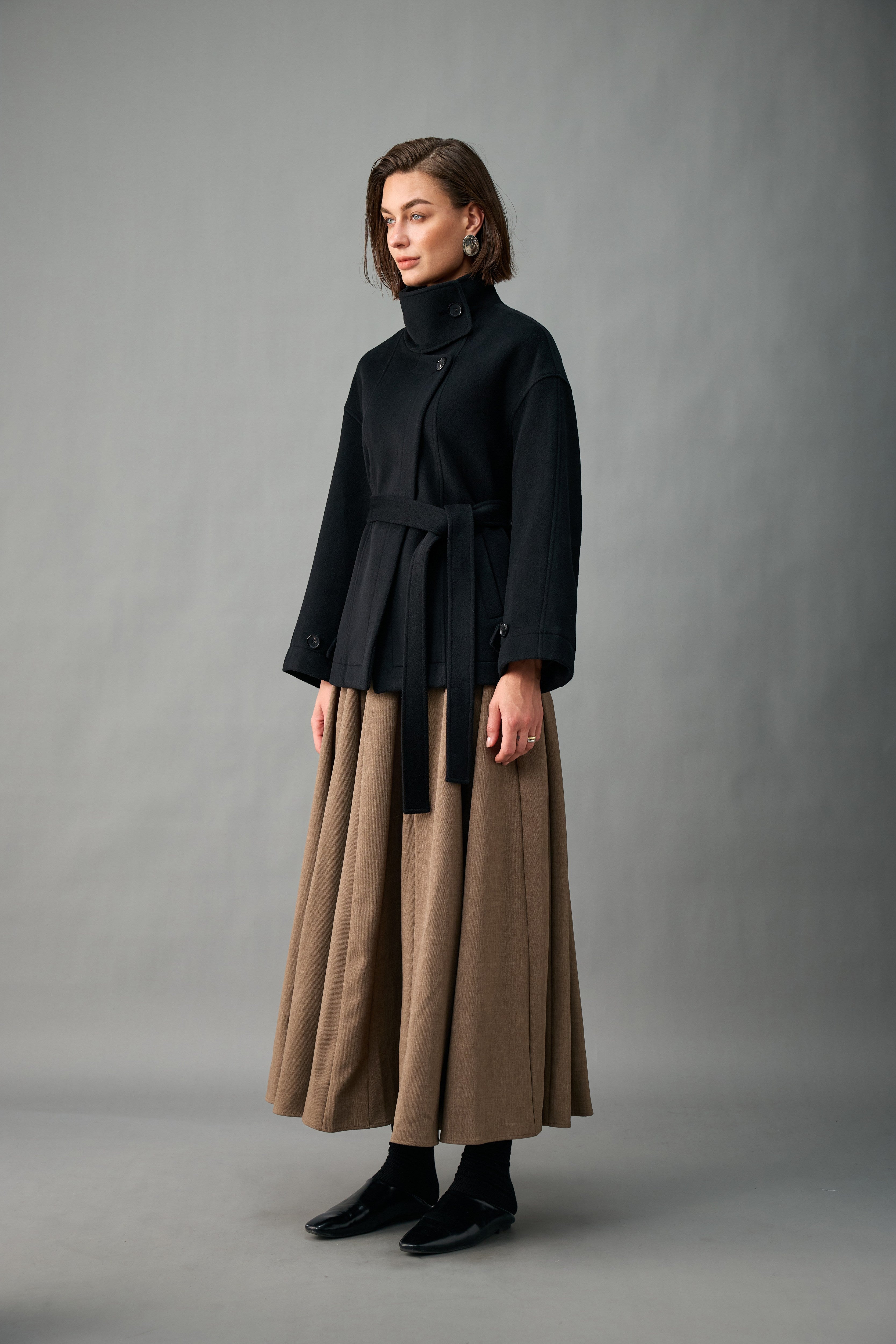 The Belted Cashmere Jacket