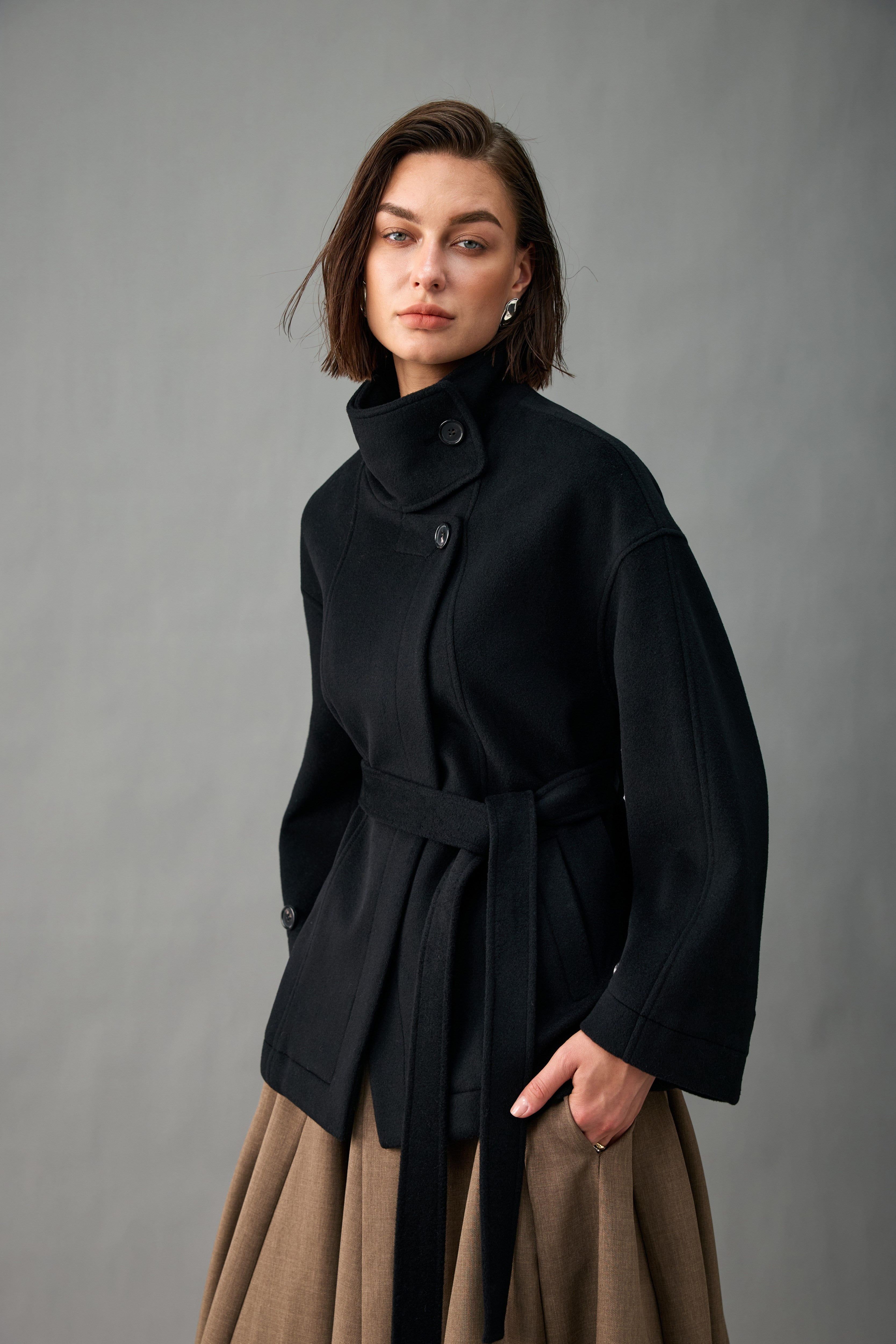 The Belted Cashmere Jacket